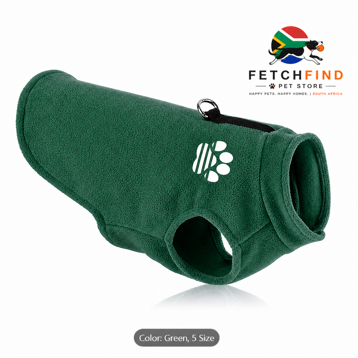 FetchFind Fleece Dog Vest