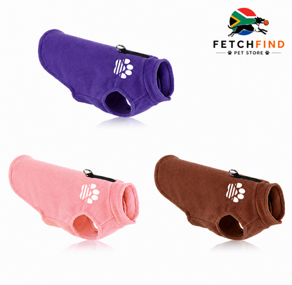 FetchFind Fleece Dog Vest