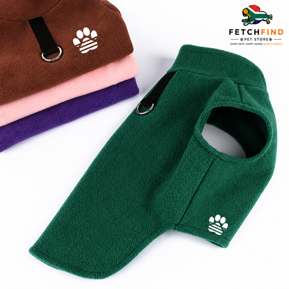 FetchFind Fleece Dog Vest