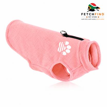 FetchFind Fleece Dog Vest