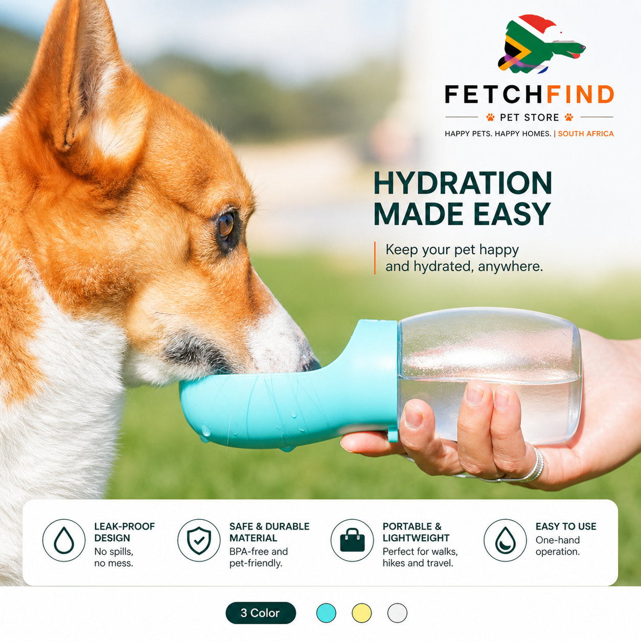 Portable Dog Water Bottle